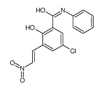 5-chloro-2-hydroxy-3-[(E)-2-nitroethenyl]-N-phenylbenzamide Structure