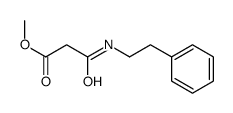 methyl 3-oxo-3-(2-phenylethylamino)propanoate Structure