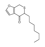 5-heptyl-7H-thiopyrano[3,4-b]furan-4-one结构式