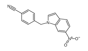 4-((6-硝基-1H-吲哚-1-基)甲基)苯甲腈图片