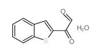 2-(BENZO[B]THIOPHEN-2-YL)-2-OXOACETALDEHYDE HYDRATE Structure