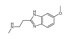 2-(6-methoxy-1H-benzimidazol-2-yl)-N-methylethanamine结构式