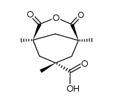 (1R,5S,7s)-1,5,7-trimethyl-2,4-dioxo-3-oxabicyclo[3.3.1]nonane-7-carboxylic acid Structure