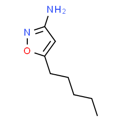 3-Isoxazolamine,5-pentyl-(9CI) structure