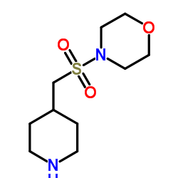 Morpholine, 4-[(4-piperidinylmethyl)sulfonyl]- picture