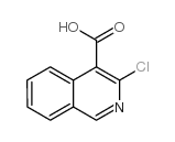 3-氯异喹啉-4-羧酸结构式