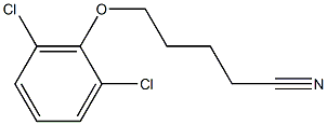 5-(2,6-dichlorophenoxy)pentanenitrile Structure