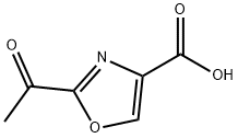 2-乙酰基恶唑-4-羧酸结构式