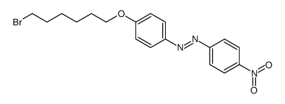 [4-(6-bromohexoxy)phenyl]-(4-nitrophenyl)diazene Structure