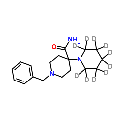 1'-Benzyl-1,4'-bipiperidine-4'-carboxamide-d10 picture