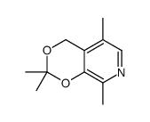 4H-1,3-Dioxino[4,5-c]pyridine,2,2,5,8-tetramethyl-(9CI) Structure