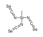 Tri(isoselenocyanato)methyl silane structure