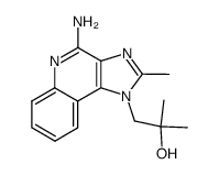 1-(2-hydroxy-2-methylpropyl)-2-methyl-1H-imidazo[4,5-c]quinolin-4-amine Structure