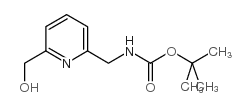 [[6-HYDROXYMETHYL)-2-PYRIDINYL]METHYL]-CARBAMIC ACID, 1,1-DIMETHYLETHYL ESTER结构式