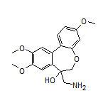 7-(Aminomethyl)-3,9,10-trimethoxy-6,7-dihydrodibenzo[b,d]oxepin-7-ol Structure