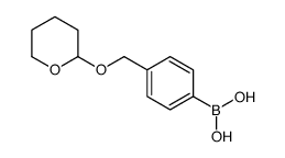 (4-(((四氢-2H-吡喃-2-基)氧基)甲基)苯基)硼酸结构式