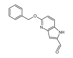 5-phenylmethoxy-1H-pyrrolo[3,2-b]pyridine-2-carbaldehyde Structure