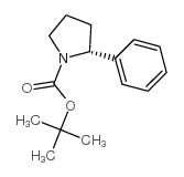 (R)-tert-butyl 2-phenylpyrrolidine-1-carboxylate Structure