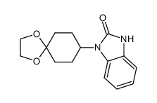 1-(1,4-dioxaspiro[4.5]decan-8-yl)-1H-benzo[d]imidazol-2(3H)-one结构式