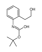 Carbamic acid, N-[2-(2-hydroxyethyl)phenyl]-,1,1-dimethylethyl ester结构式