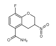 8-fluoro-3-nitrochromane-5-carboxamide Structure