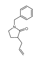 3-allyl-N-benzylpyrrolidin-2-one Structure