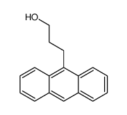 3-anthracen-9-ylpropan-1-ol结构式