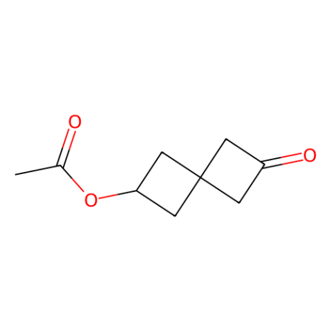 (2-oxospiro[3.3]heptan-6-yl) acetate结构式