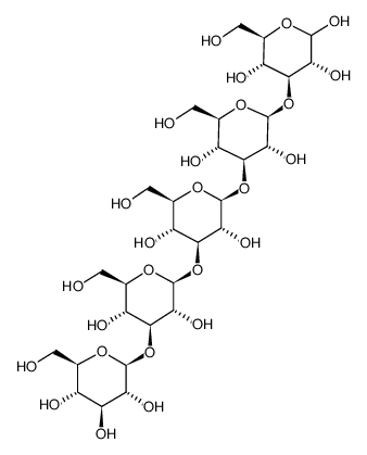 Laminaripentaose structure