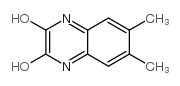 1,4-二氢-6,7-二甲基-2,3-喹喔啉二星空app结构式