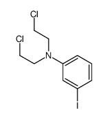 N,N-bis(2-chloroethyl)-3-iodoaniline Structure