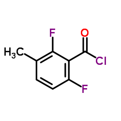 2,6-Difluoro-3-methylbenzoyl chloride Structure