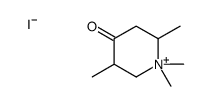 1,1,2,5-tetramethylpiperidin-1-ium-4-one,iodide Structure