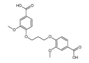 4-[3-(4-carboxy-2-methoxyphenoxy)propoxy]-3-methoxybenzoic acid Structure