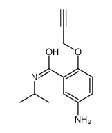 5-Amino-N-isopropyl-2-(2-propynyloxy)benzamide Structure