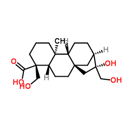 Kauran-18-oic acid, 16,17,19-trihydroxy-, (4α)- picture