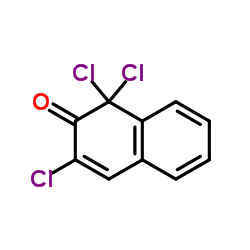 1,1,3-Trichloro-2(1H)-naphthalenone Structure