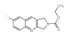 ethyl 7-chloro-1,3-dihydropyrrolo[3,4-b]quinoline-2-carboxylate Structure