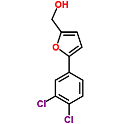 [5-(3,4-DICHLORO-PHENYL)-FURAN-2-YL]-METHANOL Structure