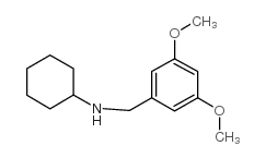 N-[(3,5-dimethoxyphenyl)methyl]cyclohexanamine结构式