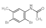 Acetamide,N-(2,4-dibromo-5-methylphenyl)-结构式