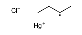 butan-2-yl(chloro)mercury Structure