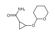 Cyclopropanecarboxamide, 2-[(tetrahydro-2H-pyran-2-yl)oxy]- (9CI) Structure