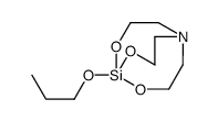 5-propoxy-4,6,11-trioxa-1-aza-5-silabicyclo[3.3.3]undecane Structure