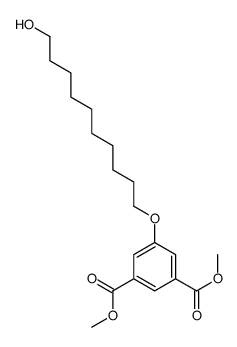 dimethyl 5-(10-hydroxydecoxy)benzene-1,3-dicarboxylate Structure