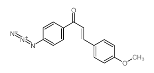 imino-[4-[(E)-3-(4-methoxyphenyl)prop-2-enoyl]phenyl]imino-azanium结构式