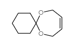 Spiro[cyclohexane-1,2'-[1,3]dioxep-5'-ene] Structure