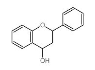 2H-1-Benzopyran-4-ol,3,4-dihydro-2-phenyl-结构式