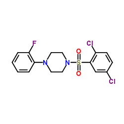 1-[(2,5-Dichlorophenyl)sulfonyl]-4-(2-fluorophenyl)piperazine图片