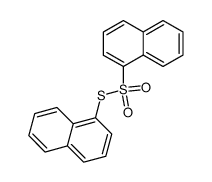 naphthalene-1-thiosulfonic acid S-[1]naphthyl ester结构式